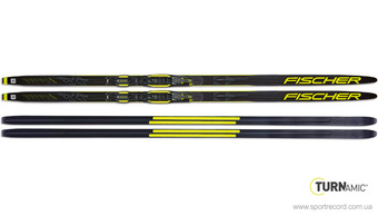 Беговые лыжи FISCHER TWIN SKIN RACE JR-N60019V
