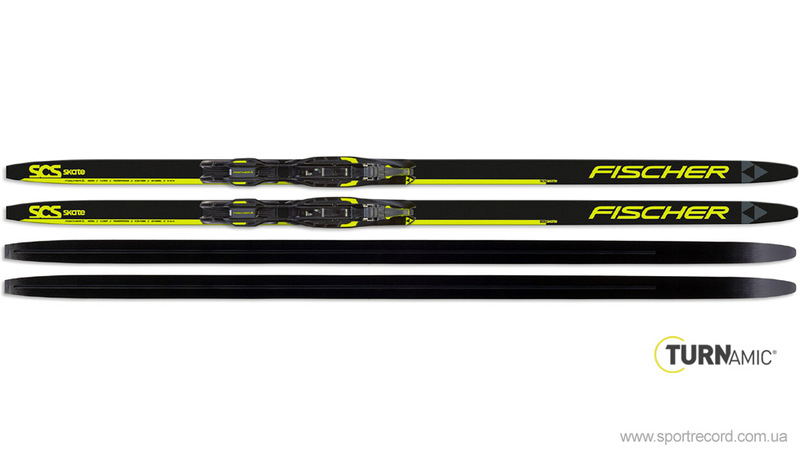 Беговые лыжи FISCHER SCS SKATE JR MOUNTED-NP62522